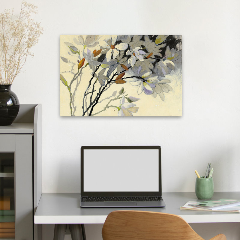 Abstract Blossoms - Magnolias, 16" H x 24" W