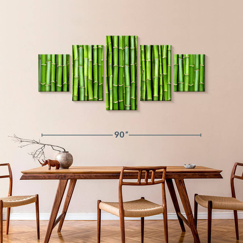 Fresh Bamboo, 42" H x 92" W