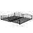 Charming Twin Over Twin Metal House Bunk Bed Featuring An Exciting Slide-1595424525