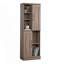 Armoire de rangement avec tablettes réglables et portes repositionnables