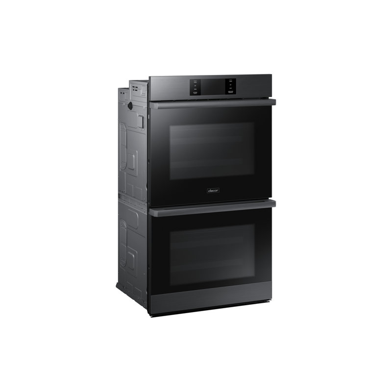 30" Double Wall Oven Steam, Contemporary, Graphite Stainless