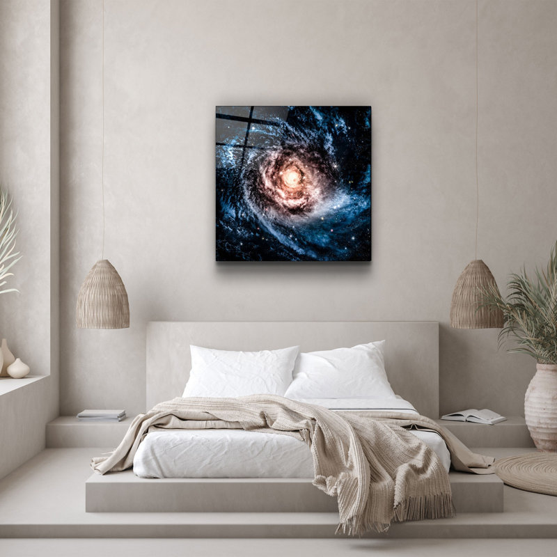 Superbe peinture décorative en verre trempé de 19,7 po x 19,7 po | 100% verre trempé, épaisseur: 0,16 pouce | Impression UV pour des couleurs éclatantes | Parfait pour la décoration intérieure, le salon ou le bureau