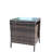 Outdoor Coffee Table With Tempered Glass Top - Brown , Protected, Easy Assembly Kit Patio Furniture Clear Weather , Assemble Yourself Now Included-120264184-120264183