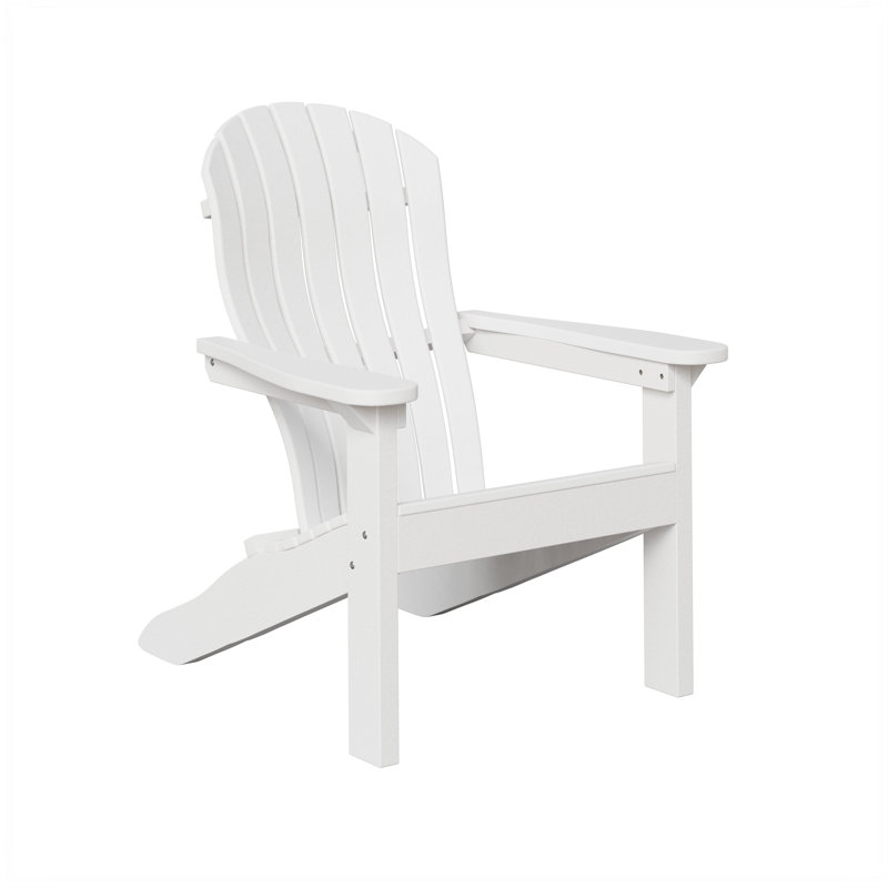 Berlin Gardens Contour Adirondack Chair, White