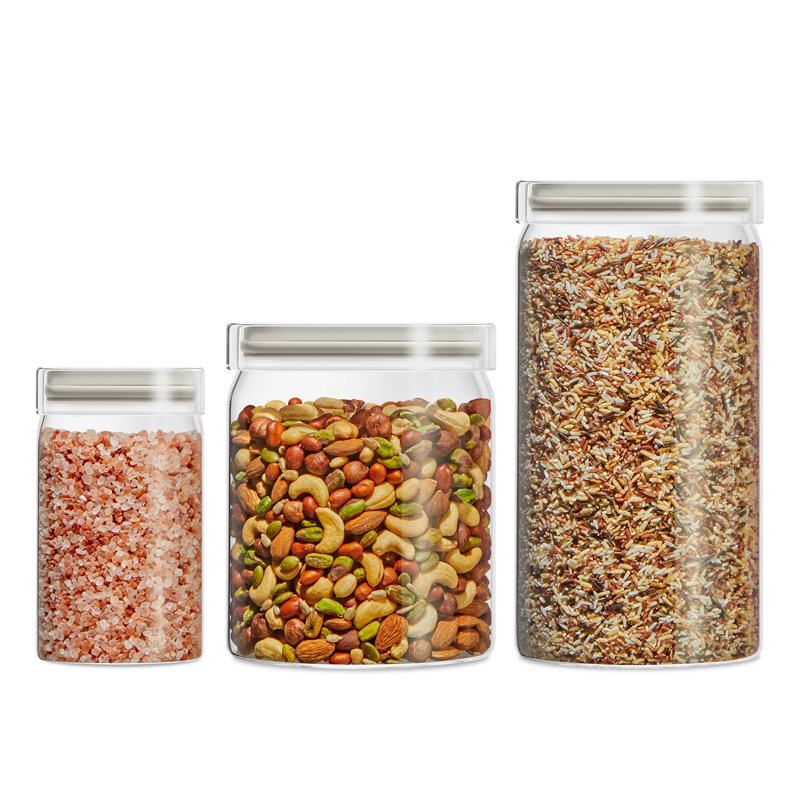  Pyrex® 3-Pack Glass Canister Set, 3 Pack Set