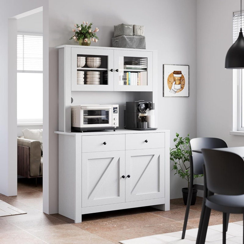 63.4cm Kitchen Pantry, White