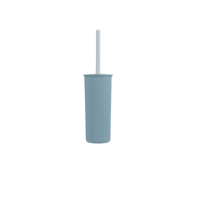 Brosse de toilette nervurée 15 po, Bleu pierre