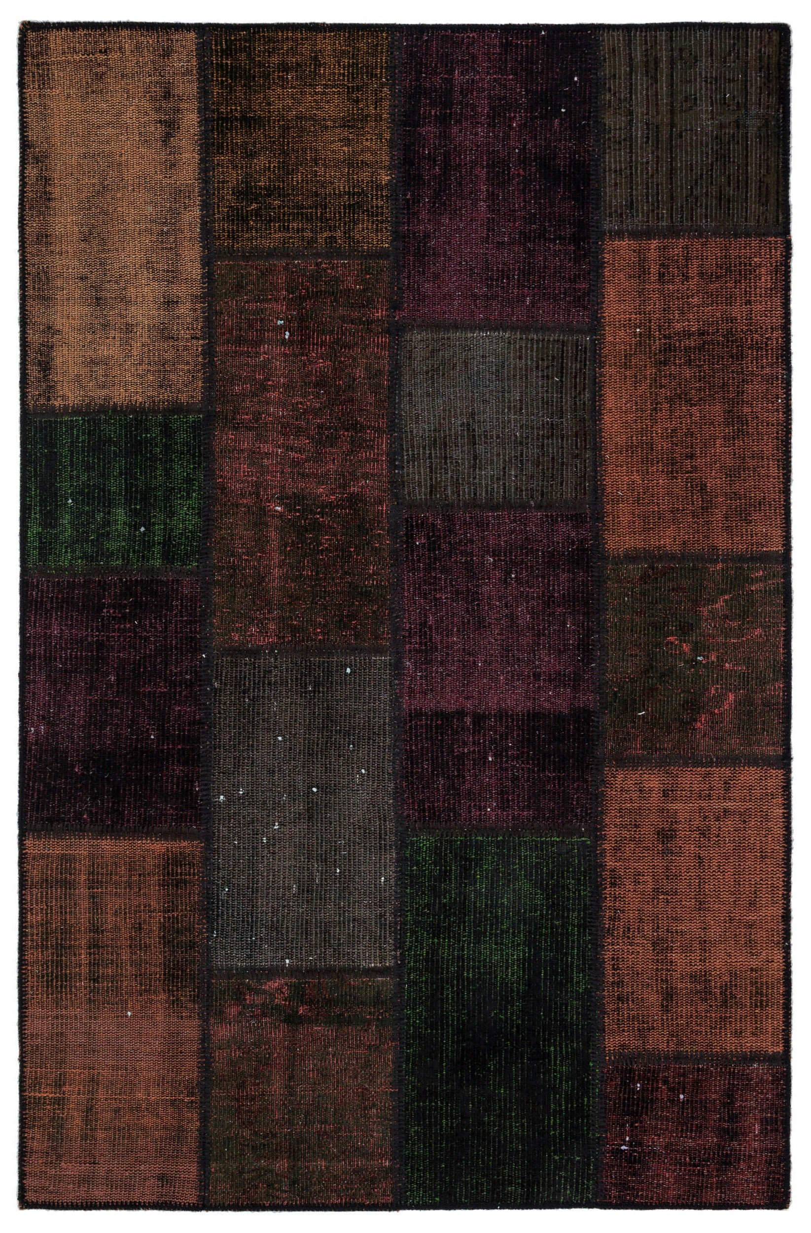 Union Rustic Makayli Iskece Black Vintage Wool Handmade Area Rug | Wayfair