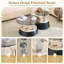Ensemble de 2 tables basses gigognes et tables de bout Glam