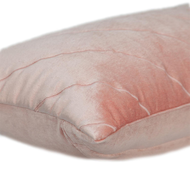 Parkland Collection Tobyn TransitionalQuilted Pink Throw Pillow, Pink