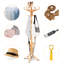 Solid Wood Freestanding Coat Rack-88061331