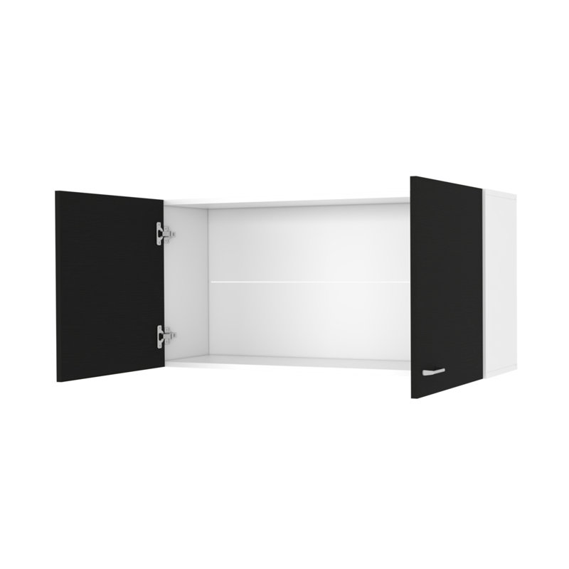 Carbon Espresso Rectangle 2-Door Wall Cabinet