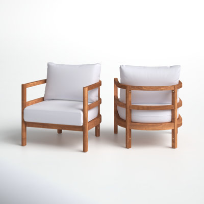 Eldridge Acacia Outdoor Lounge Chair