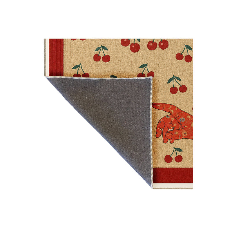 Tapis tissé à la crème Mosso, 6'7" x 9'10"