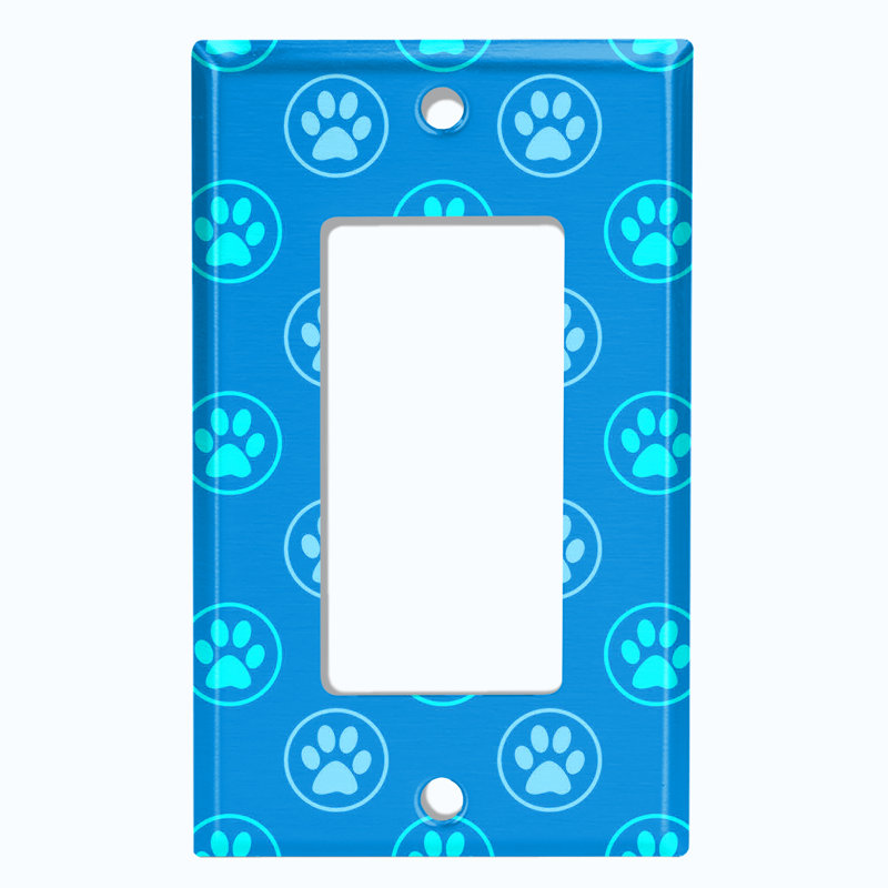 No Subject 1 - Gang Toggle Light Switch Standard Wall Plate