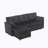 Modular Sectional Sofa L Shaped Modular Couch with Reversible Chaise-888370912