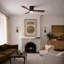 Ventilateur de plafond à moteur à courant continu de 42 po Epoch avec lumière DEL à intensité variable, pales en bois massif, commande de l'application, interrupteur mural et télécommande manuelle-120464021-120464024