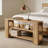 Slim 3-Tier Entryway Console Table, Space-Saving Design With Rustic Farmhouse Charm And Multi-Purpose Functionality