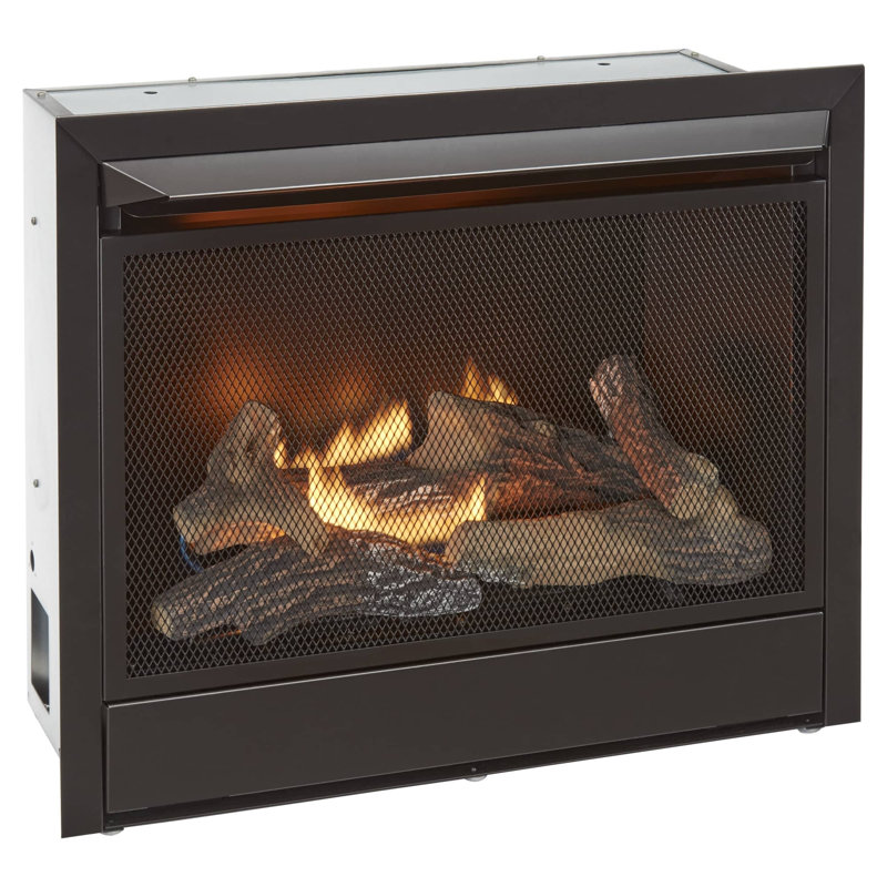 Duluth Forge Natural Gas Ventless Gas Fireplace Insert - 26,000 BTU, T-Stat Control - Model# FNF300T, Natural Gas