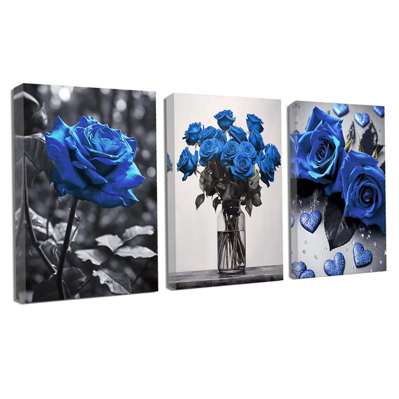 3 Piece Wrapped Canvas Wall Art