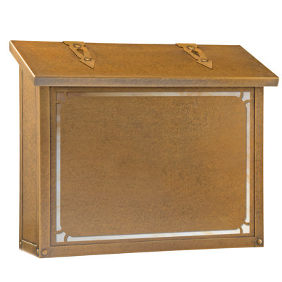 Monarch Metal Wall Mounted Mailbox