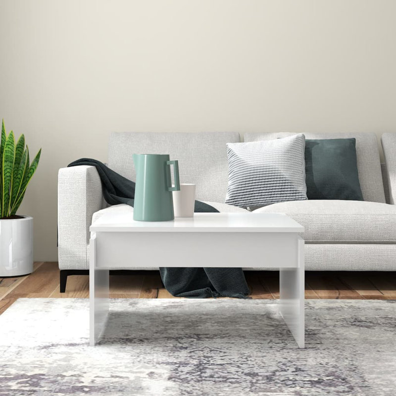 Goderski Sled Coffee Table, White