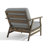 Keegan Solid Teak Wood Outdoor Lounge Chairs With Cushions-995016651-995016245