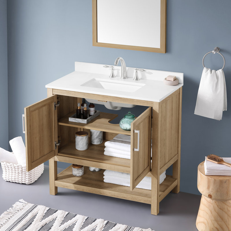 Meuble-lavabo simple 36 po OVE Decors Vegas, Chêne