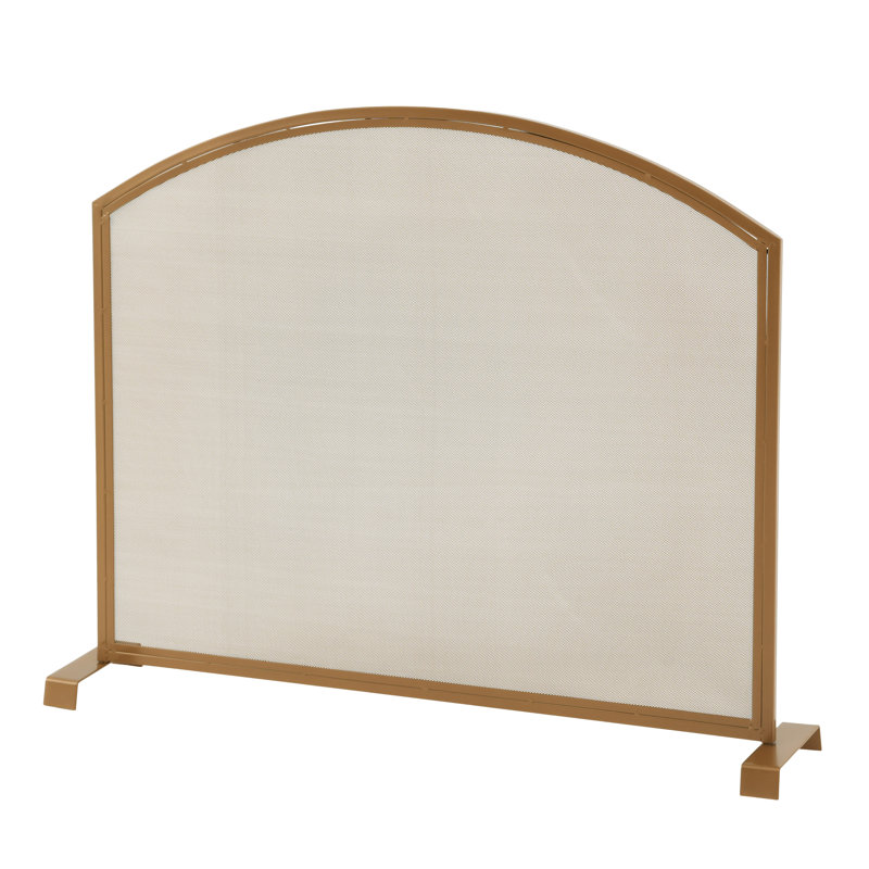 Single Door Iron Fireplace Door