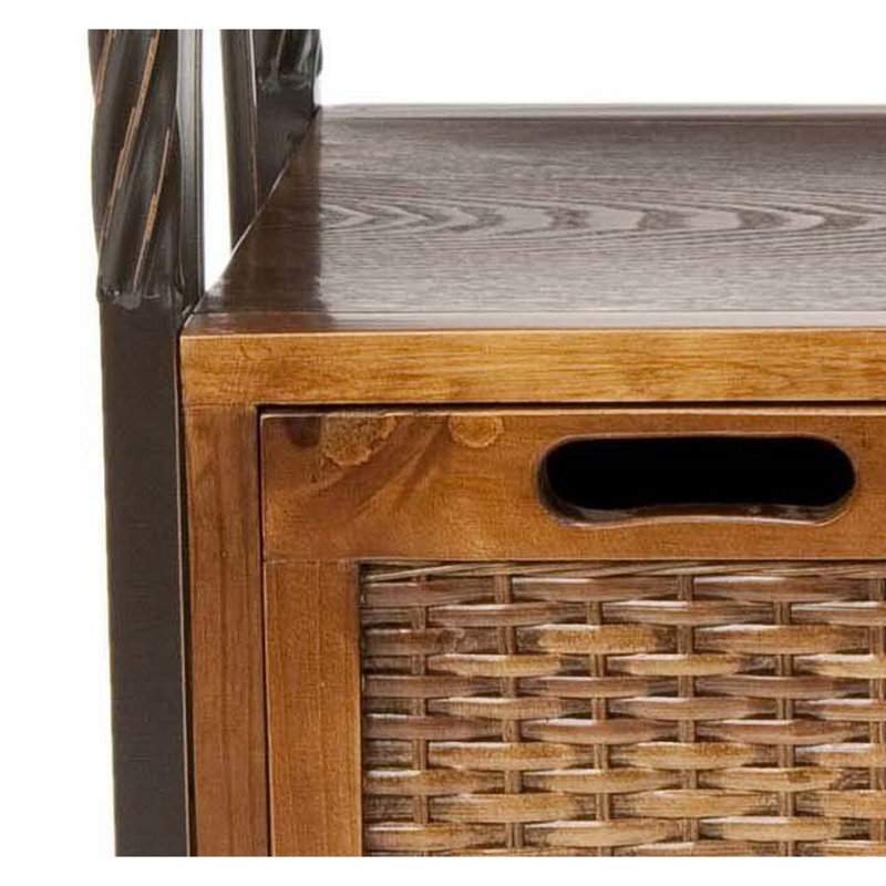 Hobgood 36'' Console Table, Dark Walnut