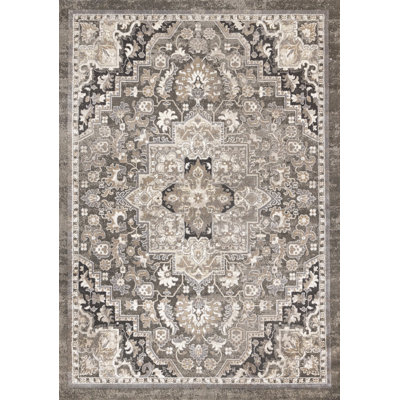 Cariad Machine Woven Traditional Area Rug