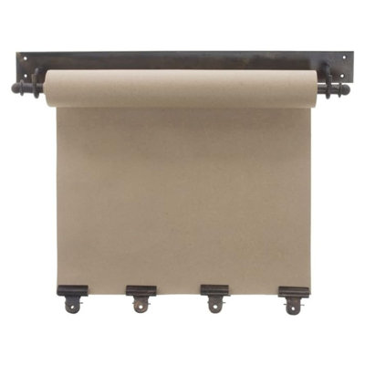 Kalalou Hanging Note Roll 4" H - Metal Frame with 4 Brass Finish Clips