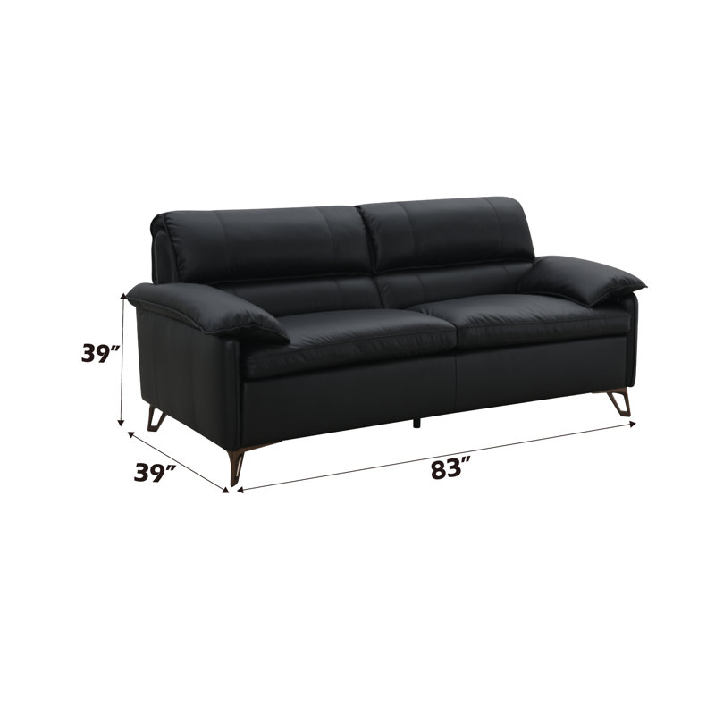 Causeuse en cuir Eilene