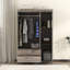 Armoire 3 portes avec 2 tiroirs