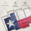 «Wooden Texas Flag Wall Art», reproduction d'art sur toile-35757398