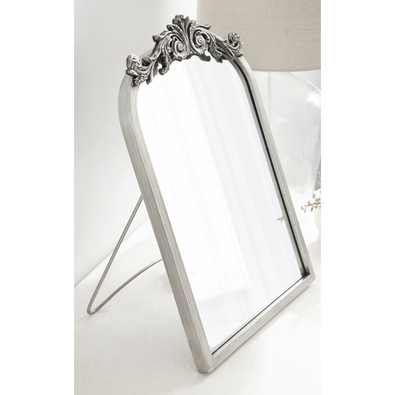 Damier Metal Flat Mirror, Gold