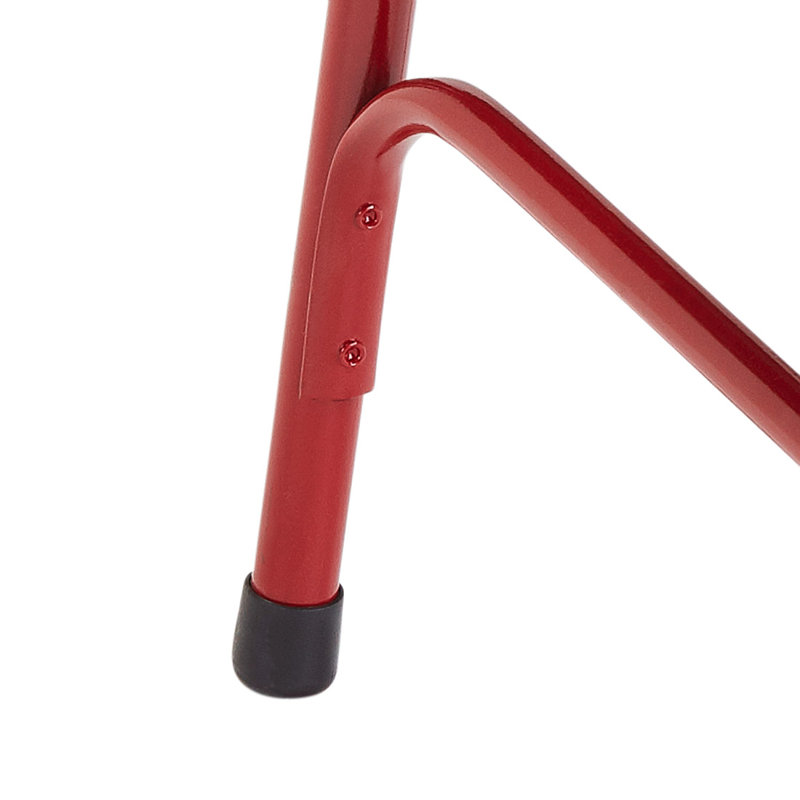 Ensemble de 8 chaises pliantes à double charnière en acier de qualité supérieure NPS® 200, Rouge