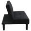 Boston Black Tufted Convertible Sofa Bed