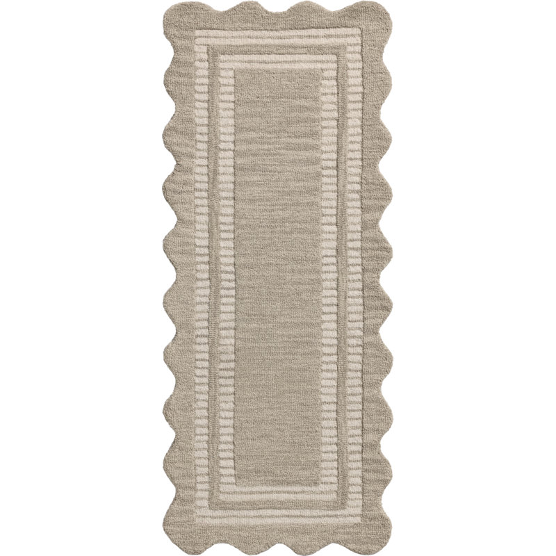 Tapis brouillard / ivoire Chris Loves Julia x Loloi Scottie, Tapis de couloir 2 pi 6 po x 9 pi 9 po