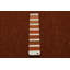 Tapisserie naturelle brune Kilim 6 pi 8 po x 9 pi 10 po
