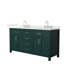 Beckett 66" Freestanding Double Bathroom Vanity with Quartz Top-1798370805-1798370808-1798370809