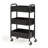 3-Tier Under Desk Mobile Utility Cart with Metal Storage Organizer-61413985