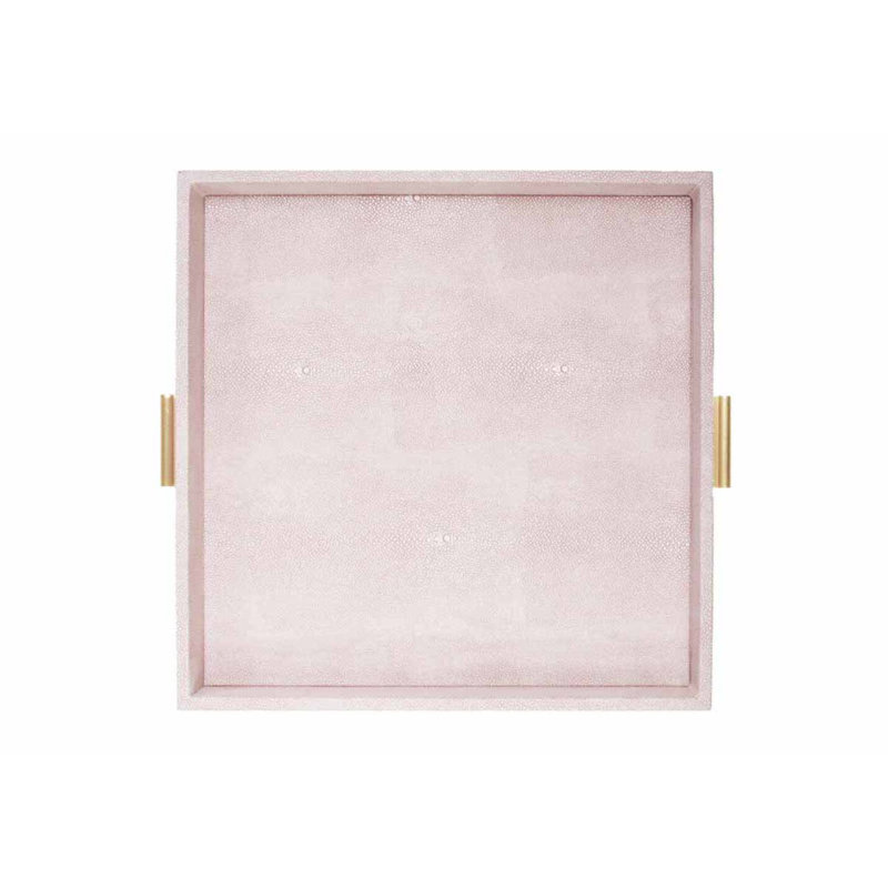 Decorative Tray, Blush, 3" H x 24" W x 24" D