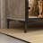 5-Tier Glass Door Display Case With Changeable LED Lights