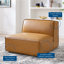Fauteuil modulaire en cuir Crumbley Vegan
