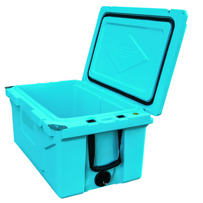 2022 Popular 65Qt Outdoor Cooler - Up To 5 Days Cold Blue Camping Ice Chest Box Retention Comfort Grip Design