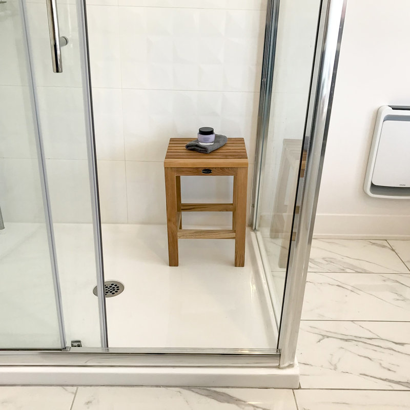 Celsina 11.75'' W Teak Shower Bench