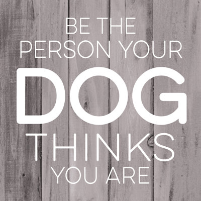Dog Think Simple 2 1 Piece Wrapped Canvas Wall Art