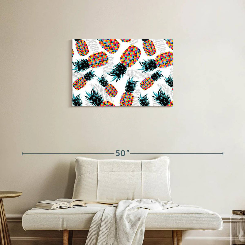 Motif d'ananas Yarlin, H 20 po x l 30 po