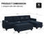 Canapé modulaire rembourré Shavera-1196387280